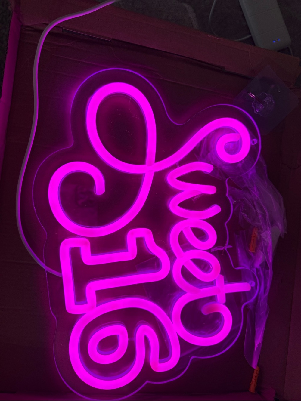 Pink "Sweet 16" Neon LED Sign